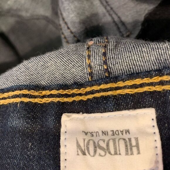 Hudson Women’s Ankle Cropped Denim Jeans Size 26 Light whiskering - Picture 7 of 12